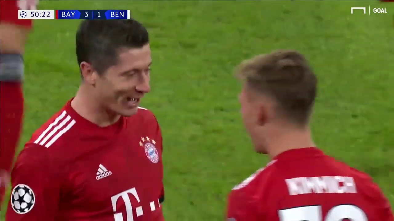 FC Bayern Munchen vs Benfica (5 -1) UEFA Champions League Highlights